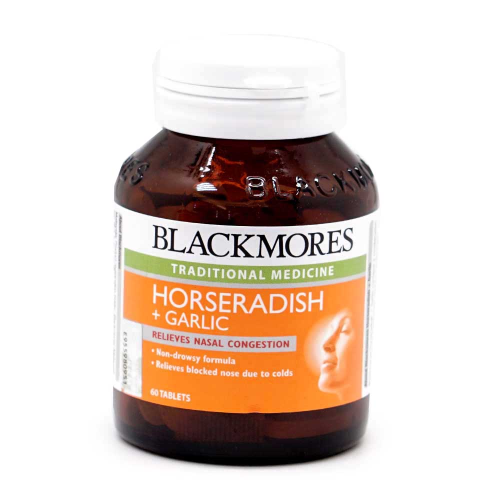 Health Shop - Blackmores Horseradish + Garlic 60s